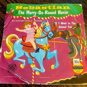 Vintage kids vinyl record